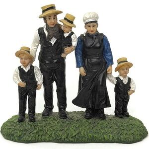 Amish Family Figurine